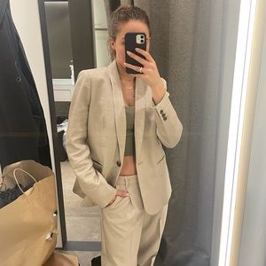 J Crew Linen Blazer size 6